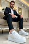 Men's Lace-Up Suede Sneaker Standard Fit Functional Durable Quality Comfortable Aesthetic
