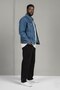 Men's Regular Fit Relaxed Fit Double Pocket Denim Jeans Jacket - 3