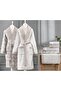 Cotton 7 Piece Family Bathrobe Set-Tappeto Cream Cream - 2