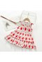 Baby Girls’ Strawberry Print Summer Dress | Cotton | 4‑5 Years | White & Red | Lightweight - 4