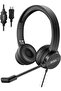 USB Environmental Noise Cancelling Headset with Microphone