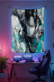 Attack on Titan Levi Ackerman Anime Wall Cloth– Quality Fabric, Room Decor Tapestry Wall Carpet - 3