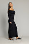 Madonna Collar Knitwear Dress - 2