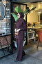 Relaxed Fit Hijab Set of 2 Brown - 4