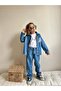 Boy's Blue Denim Jacket and Jeans Winter Denim Set - 3