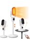 Electric Space Heater — Height Adjustable Ceramic Tower Heater with Remote & Timer