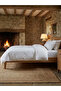 Single Satin White Duvet Cover Set |   Fitted Sheet |   4 Line Concept - 5