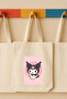Cute Kawaii Pink Detail Character Design Cloth Bag - 2