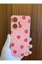 Realme C55 Strawberry Printed Inside Velvet Silicone Phone Case - 5