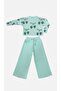 Girl's Knitwear Set, Bottom, Top with Cherry Detail, 3-7 Years - 2