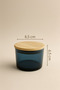 Vetro - Set of 6 Glass Breakfast Bowls with Bamboo Lids 220 Cc - 7