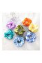 50-Piece Hair Silk Scrunchies Multicolour - 3