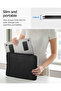 Slim Fold Adhesive Laptop Stand 2 Piece Foldable Portable - Black (LD201-S2) - 4