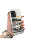Xiaomi Poco C65 Compatible Silicone Edge Hard Back Anti-Fall Sports Car Pattern Case - 2