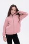 Hooded, Pocketed, Zippered, Fleece, Children's Sweat Coat Rb-650