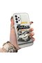 Samsung Galaxy A73 Compatible Silicone Edge Hard Back Anti-Fall Sports Car Pattern Case - 2