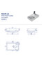 Sharp 50 Cm Lavabo Beyaz - 3