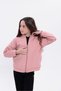 Hooded, Pocketed, Zippered, Fleece, Children's Sweat Coat Rb-650 - 2