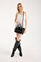 Women's Patent Leather Retro Bag - 4