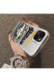 iPhone 15 Plus/14 Plus Compatible Silicone Edge Hard Back Anti-Fall Sports Car Pattern Case - 4