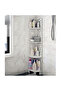 OneDcor Bathroom Storage Shelf Free-Standing Corner Rack Shower Caddy Narrow Shelving Unit - 4