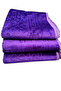 3 Pieces Thick Plush Prayery Mat Large Size Anti-Slip Base Purple