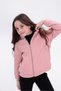 Hooded, Pocketed, Zippered, Fleece, Children's Sweat Coat Rb-650 - 4
