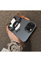 iPhone 16 Pro Compatible Silicone Edge Hard Back Anti-Fall Lamb Pattern Case - 4
