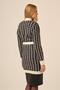 Women's Houndstooth Patterned Knitwear Cardigan Ecru 25250 - 5