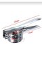 Stainless Steel Large Capacity Potato Masher and Garlic Masher with Practical Chamber - 4