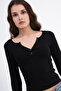 Buttoned Collar Blouse B0330 - 2
