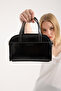 Women's Patent Leather Retro Bag - 8