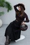 Women's High Waist A-Line Skirt - 3