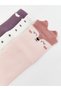 Lcw Baby Pink Printed Baby Girl Socks 3-Pack - 3