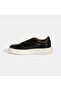 Men's Black Lace-up Leather Sneakers - 4