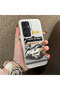 Samsung Galaxy S24 Plus Compatible Silicone Edge Hard Back Anti-Fall Sports Car Pattern Case
