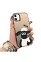 iPhone 11 Compatible Silicone Edge Hard Back Anti-Fall Lamb Pattern Case - 4