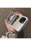 iPhone 15 Compatible Silicone Edge Hard Back Anti-Fall Sports Car Pattern Case - 5