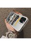iPhone 15 Pro Compatible Silicone Edge Hard Back Anti-Fall Sports Car Pattern Case - 5