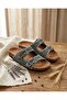 Pien Double Buckle Stylish Daily Full Orthopedic Slippers