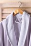 روب حمام سيليني مقاس L/XL 120 سم أرجواني - 5