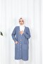 Corded Fabric Knitwear Pocket Cardigan - 3