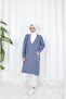 Corded Fabric Knitwear Pocket Cardigan - 2
