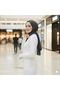 White Finger Detail Tight Fit Cotton Fabric Hijab Body Hzlrbndet04Tesbody - 5