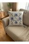2-Piece Punch Embroidered Tassel Decorative Throw Pillow Cover - 2