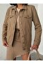 Mink Full Button Closure Linen Jacket - 8