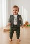 100% Cotton Boys' Seasonal 3-Piece Body Suit Set 3-6-9 Months
