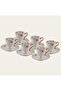 ESTERHOMEDECOR porcelain coffee cup set for 6 people - 8
