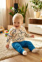 Baby Boy Suit Printed Long Sleeved Cotton Bottom Top