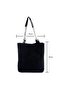Shoulder Bag Women's Black Hand and Shoulder Bag Stylish Design Silver Chain Handle - 2